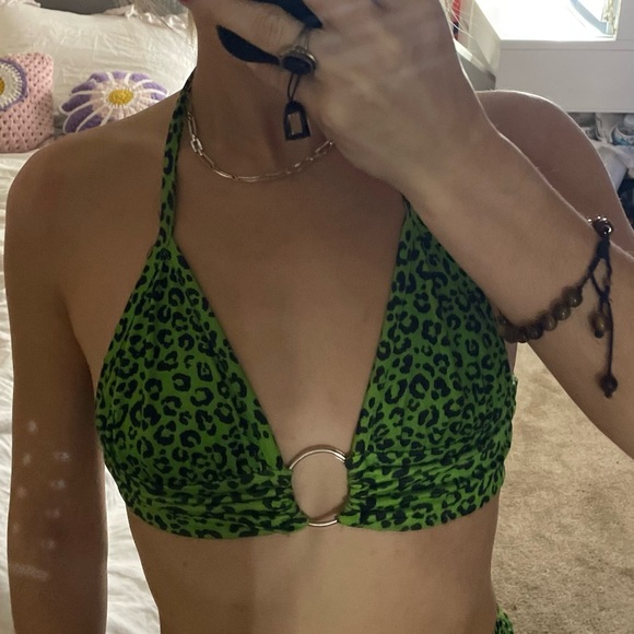 GREEN CHEETAH RING TOP - Picture 2 of 3